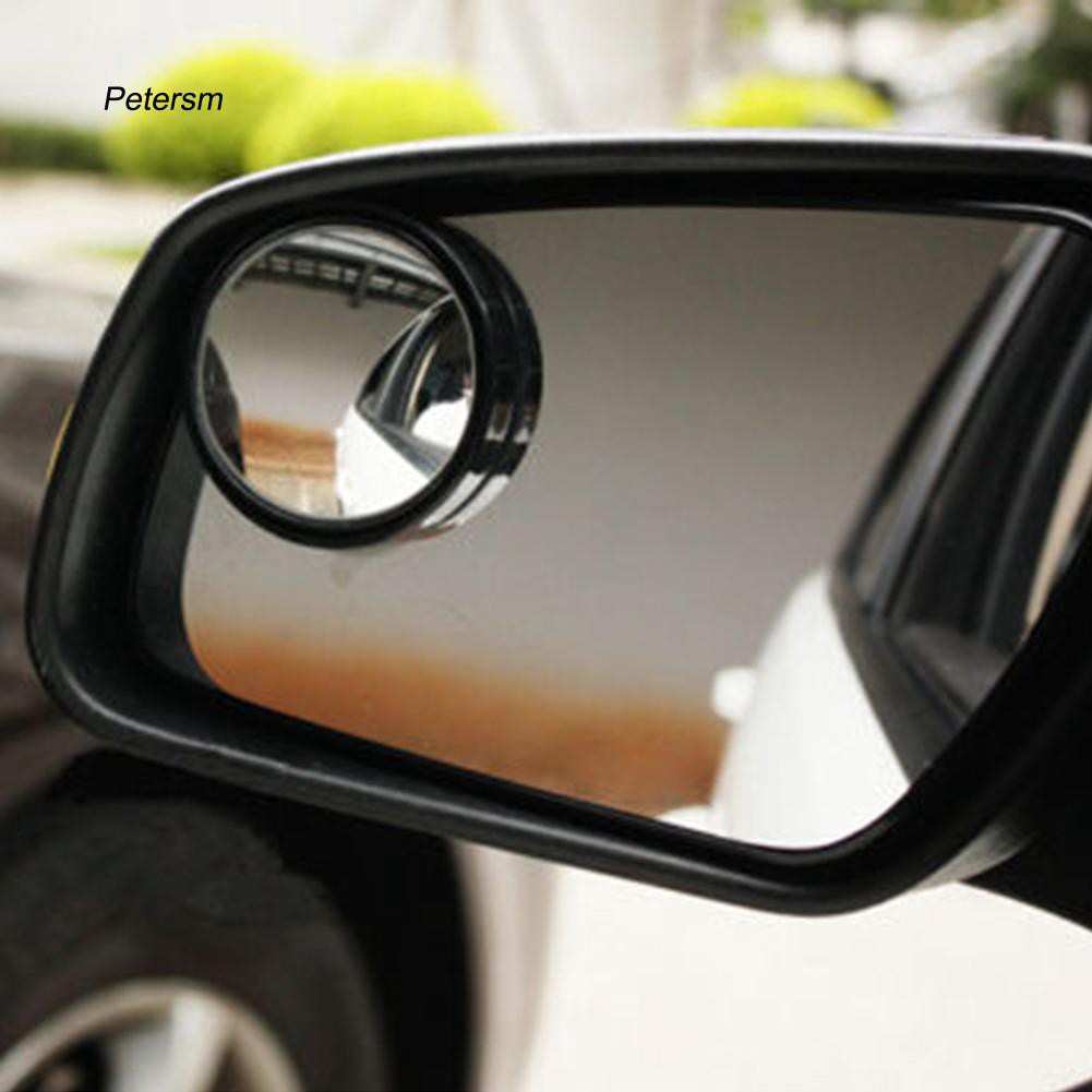 Bộ 2 gương cầu lồi gắn kính chiếu hậu xe hơi có thể điều chỉnh được | BigBuy360 - bigbuy360.vn