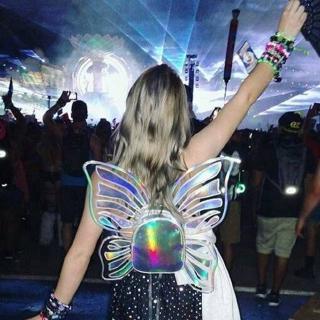 Balo Da Pu Cánh Bướm Cho Nữ