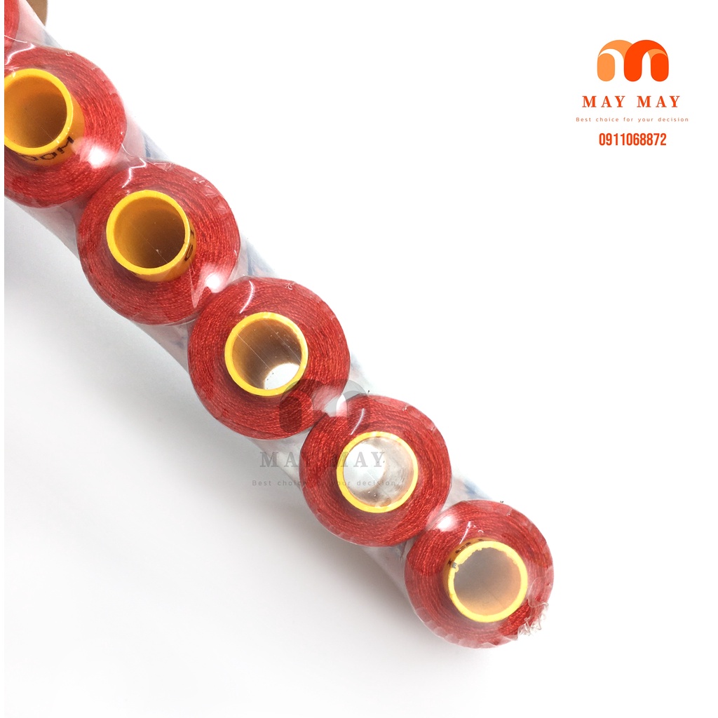 Chỉ may mặc nhiều màu CHỈ GITAI cuộn nhỏ 400m combo 1 vĩ 10 cuộn