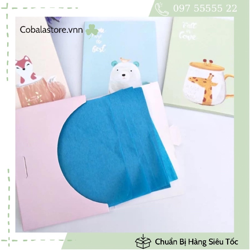 Giấy Thấm Dầu 50 Tờ Siêu Thấm Dầu Tiện Lợi Và Siêu Tiết Kiệm