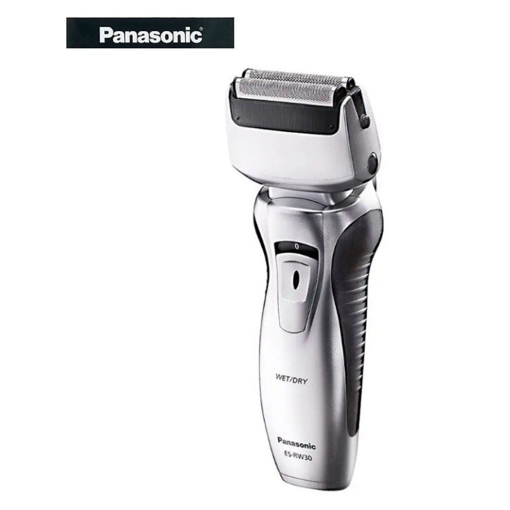 Máy cạo râu Panasonic ES-RW30 (bạc) lưỡi kép dùng được cả ướt và khô- HÀNG CHÁNH HÃNG NHẬP KHẨU