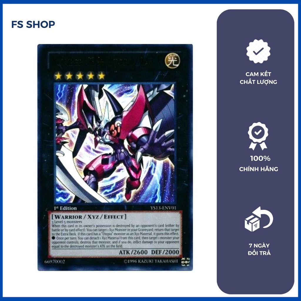 Thẻ bài Yugioh Chính Hãng Number C39 : Utopia Ray V – Ultra Rare