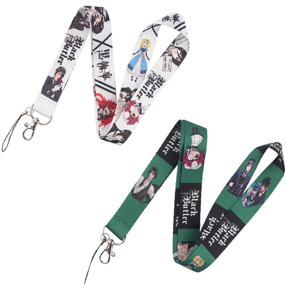 Dây Đeo Cổ Giữ Thẻ ID / Điện Thoại Họa Tiết Hắc Quản Gia Dễ Thương