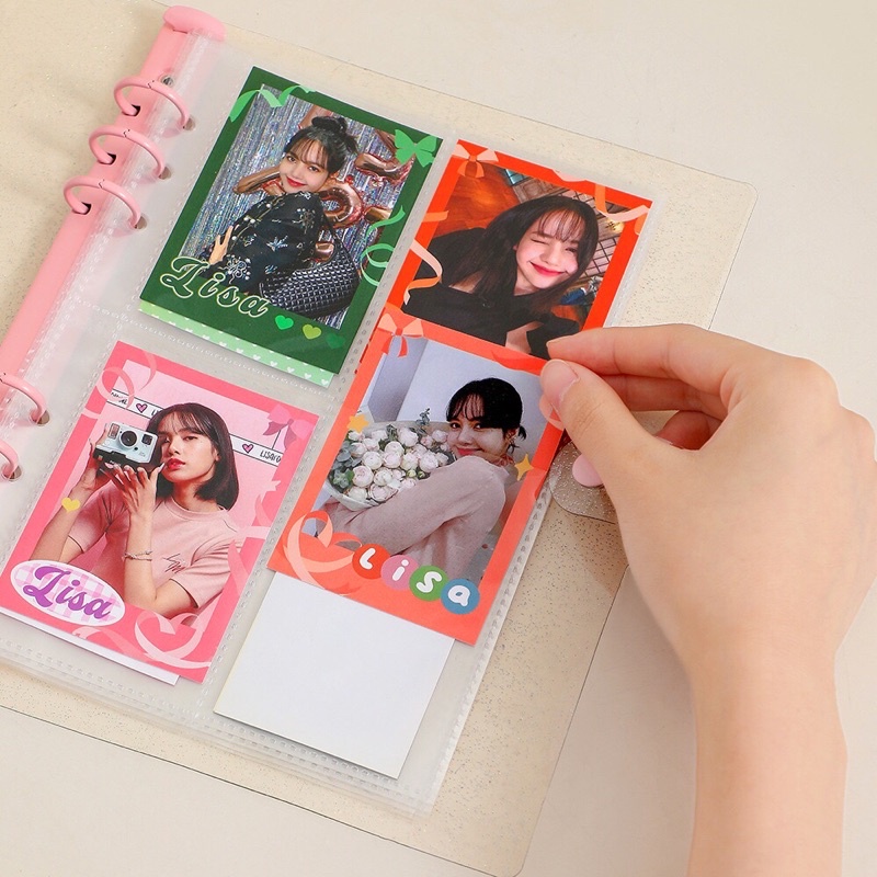 Sheet A5 Đựng Card Kpop, Combo 10 Sheets Đựng Card,Thẻ