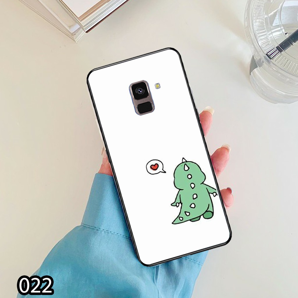 Ốp lưng Samsung A6 2018/A6 Plus/A8 2018/A8 Plus in hình  Dino Cute siêu đẹp, độc, lạ_KINGSTORE.HN_Ốp SS A6/A6P/A8/A8P