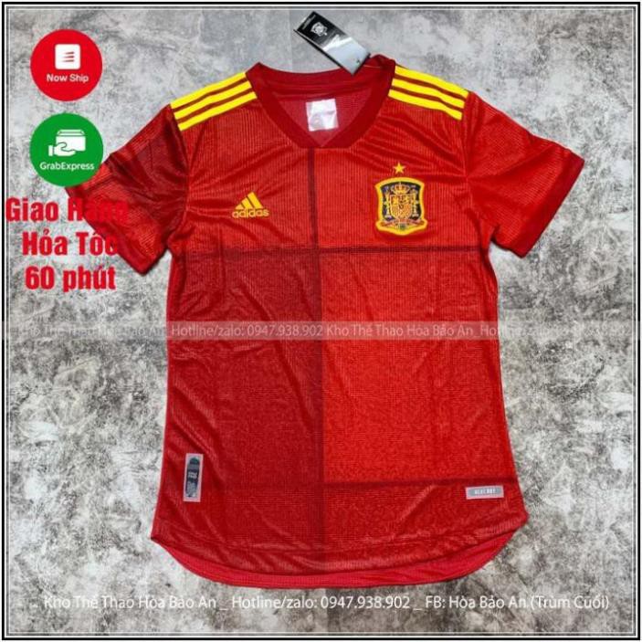 [Freeship] Áo bóng đá Đội tuyển Tây Ban Nha cao cấp mới nhất / quần áo đá banh đẹp 💕  ྇