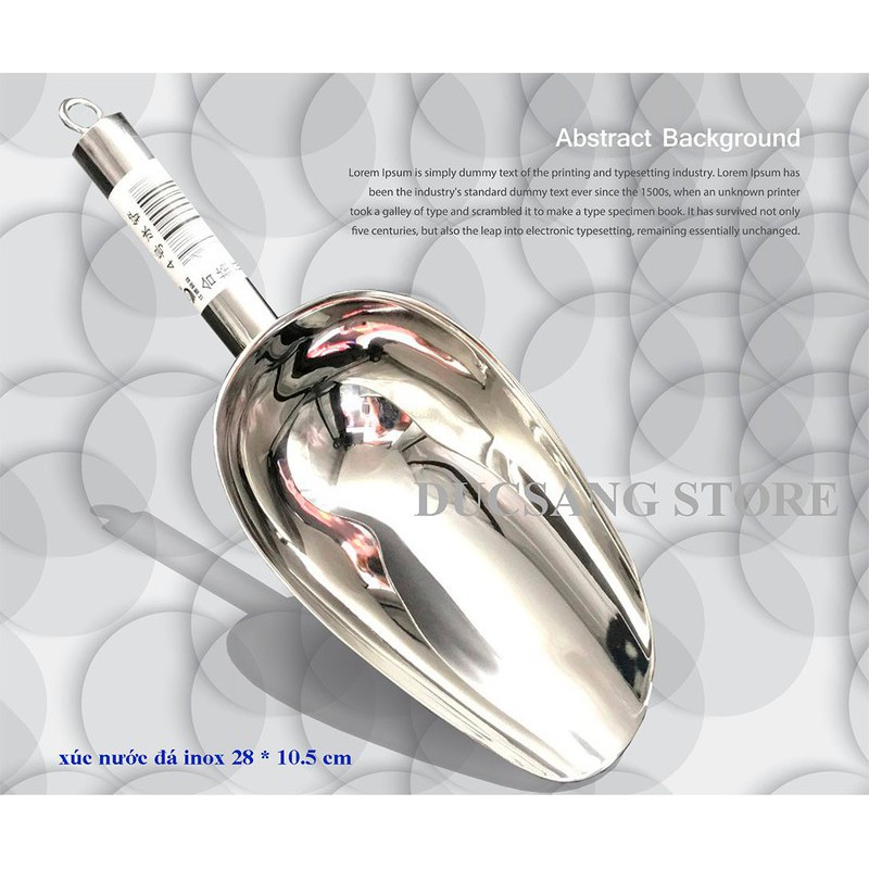 XÚC NƯỚC ĐÁ CAO CẤP INOX - LỚN