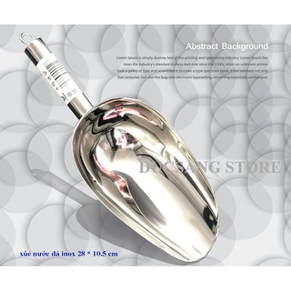 XÚC NƯỚC ĐÁ CAO CẤP INOX - LỚN