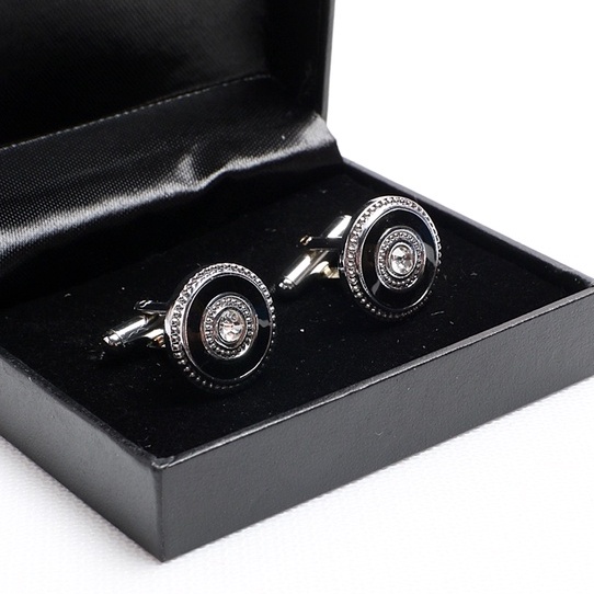 KHUY MĂNG SÉT CAO CẤP - Cufflinks ĐƠN GIẢN ĐÍNH ĐÁ