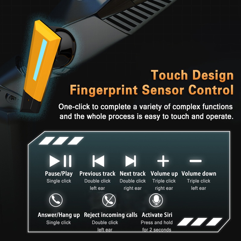 Tai nghe chơi game Bumblebee Flying Wing in ear bluetooth thể thao có mic hot thời trang siêu tay nghe không dây không dây gaming điện thoại bịt tai chống ồn chính hãng TWS true wireless headphone