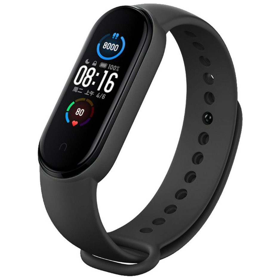 Dây đeo silicone thay thế tùy chỉnh Mi Band 5/5 NFC, màu sắc tùy chọn