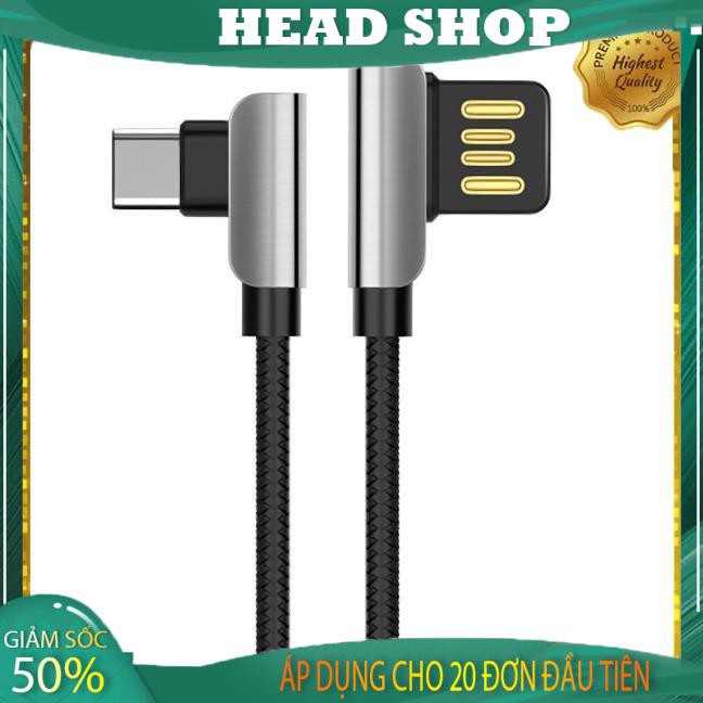 Cáp sạc Lightning iPhone Micro USB Type C 1,2m hỗ trợ sạc nhanh truyền dữ liệu HOCO U42 (Gía sỉ ) HEAD SHOP