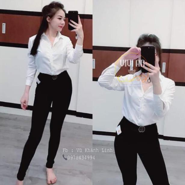 [Hàng Xuất Dư] Quần Legging Nữ khuy GG, Legging Co Giãn 4 Chiều Cao Cấp, Ống Dài Siêu Đẹp, Hàng VNXK | BigBuy360 - bigbuy360.vn