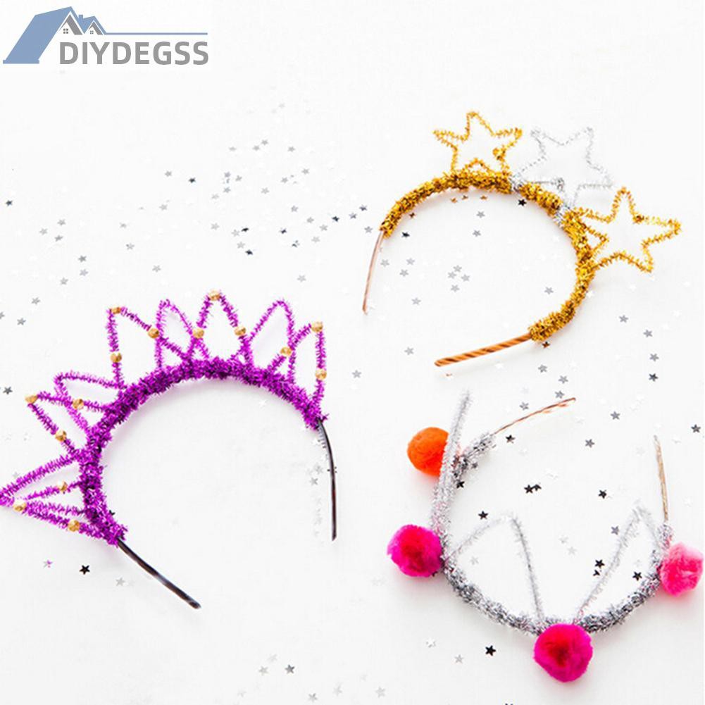 Set 100 Dây Bọc Vải Nhung Kim Tuyến 12.2 '' Tự Làm Đồ Chơi Cho Bé | BigBuy360 - bigbuy360.vn