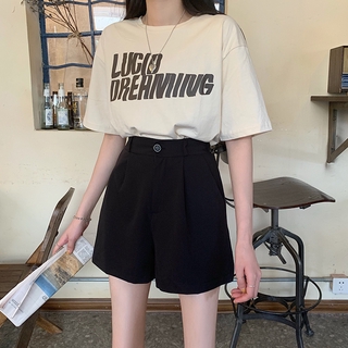 Quần Short Nữ Lưng Cao Phong Cách Hàn Quốc