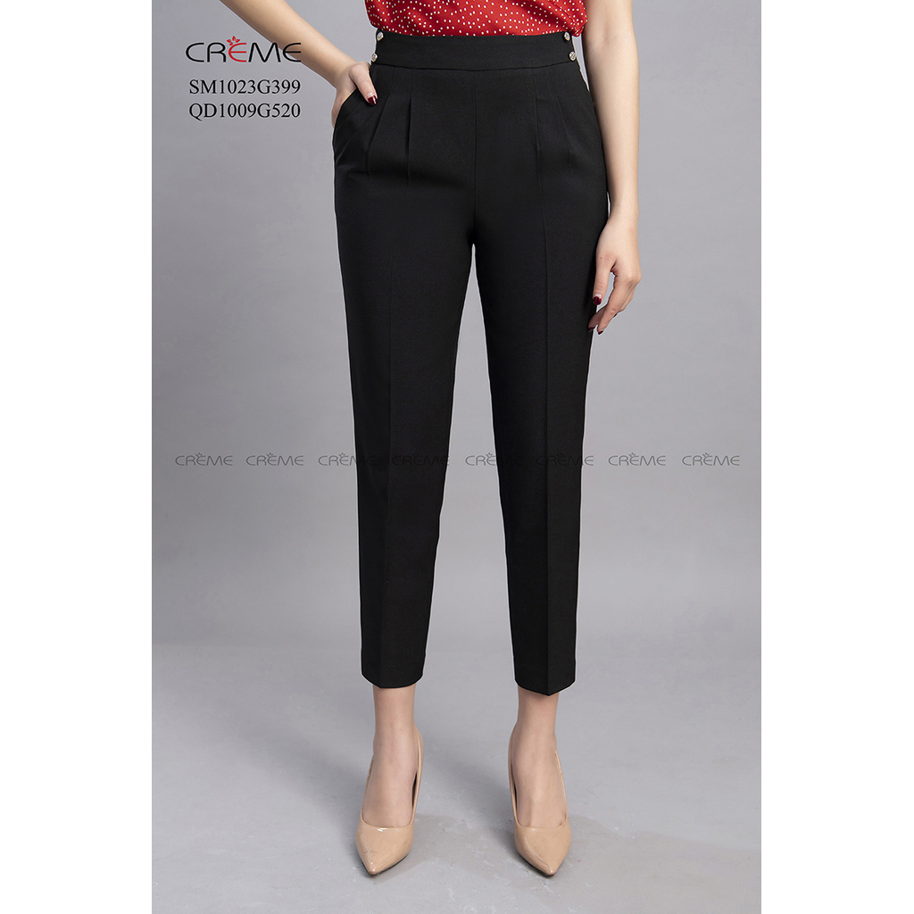Quần tây tôn dáng siêu sang QD1009 CREME | BigBuy360 - bigbuy360.vn