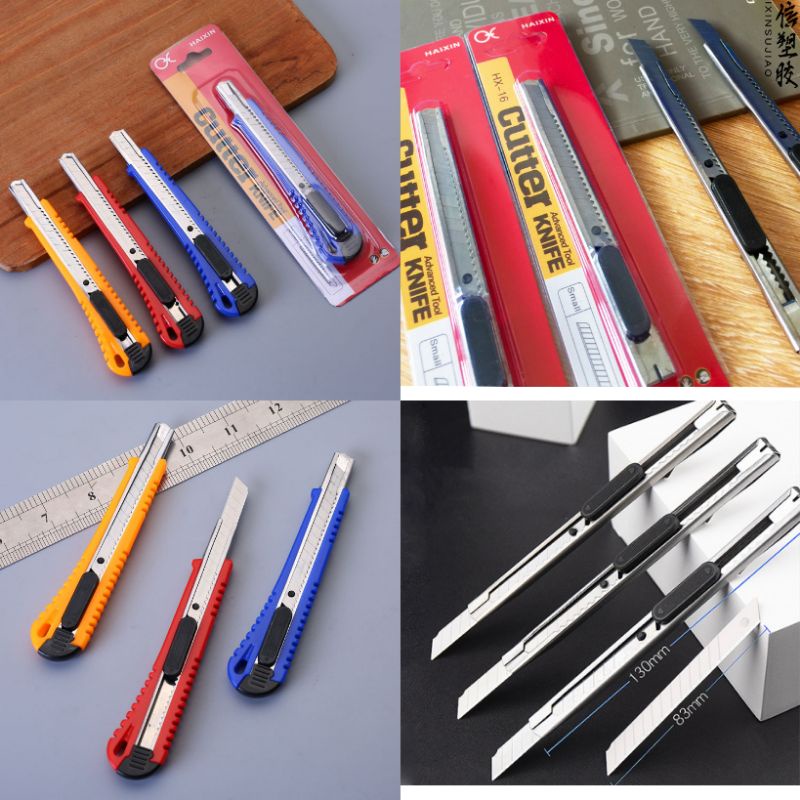 Dao rọc giấy lọai nhỏ kích thước 13*1cm, hàng có bao bì