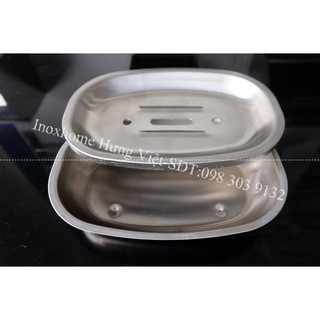 Khay xà bông Inox 304- Xà bông để bàn cao cấp