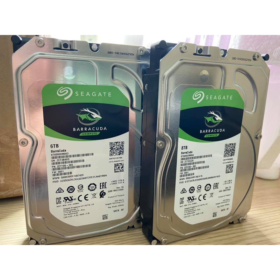 HDD PC new giá rẻ 4Tb 6Tb sức khoẻ good 100% hàng mới bảo hành 12 tháng có cài sẵn win theo yêu cầu