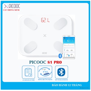 Cân thông minh Picooc S1 Pro chính hãng, Ngôn ngữ Tiếng Việt, bảo hành 12 tháng.