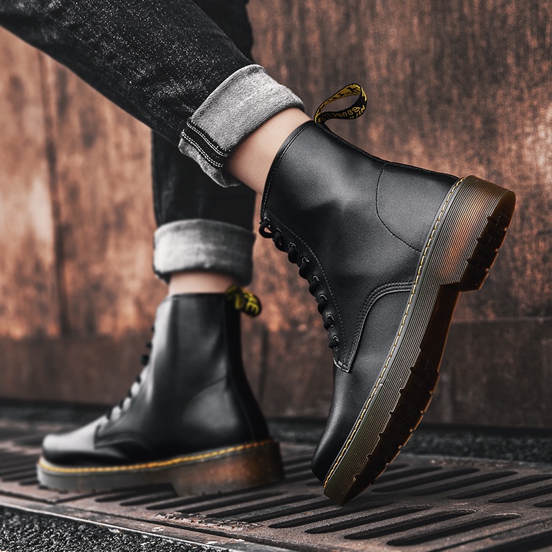 Giày Boots Martin Cổ Cao Phong Cách Thời Trang Anh Quốc Có Size 35-45