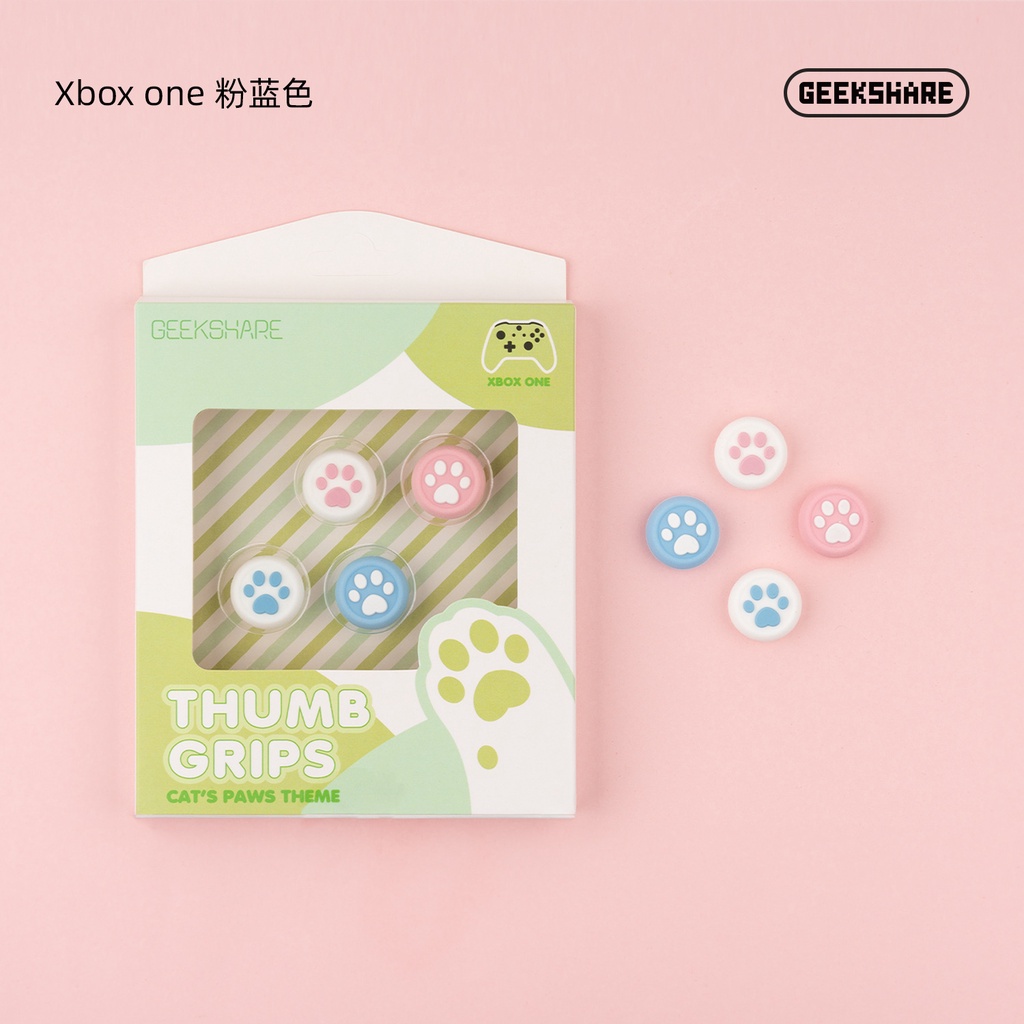 PS5 Vỏ bọc silicon cho tay cầm chơi máy chơi game PS4/PS5 chất lượng cao hình dấu chân mèo nhiều màu sắc tùy chọn