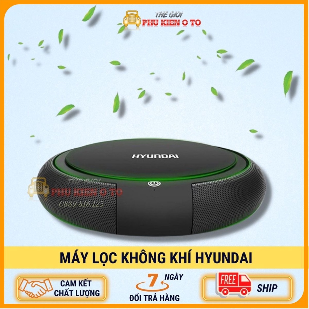 Máy Lọc Không Khí Ô Tô Hyundai HY-12, Tạo Ion Và Khử Mùi Ô Tô, Trong Nhà, Phòng Làm Việc