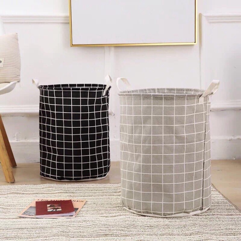 Sọt đựng quần áo đa năng hình tròn nhiều mầu HÀNG HOT