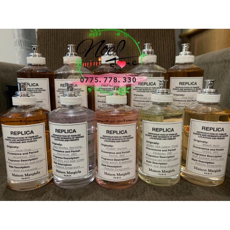 Mẫu thử Nước hoa Replica Under the Lemon Trees/Lazy Sunday/Sailing Day/Bubble Bath/Jazz club/Flower Market