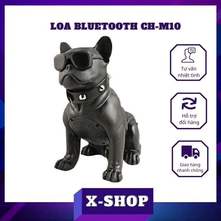  Loa bluetooth nghe nhạc siêu bass hình cho bull cực cute ngầu CH-M10