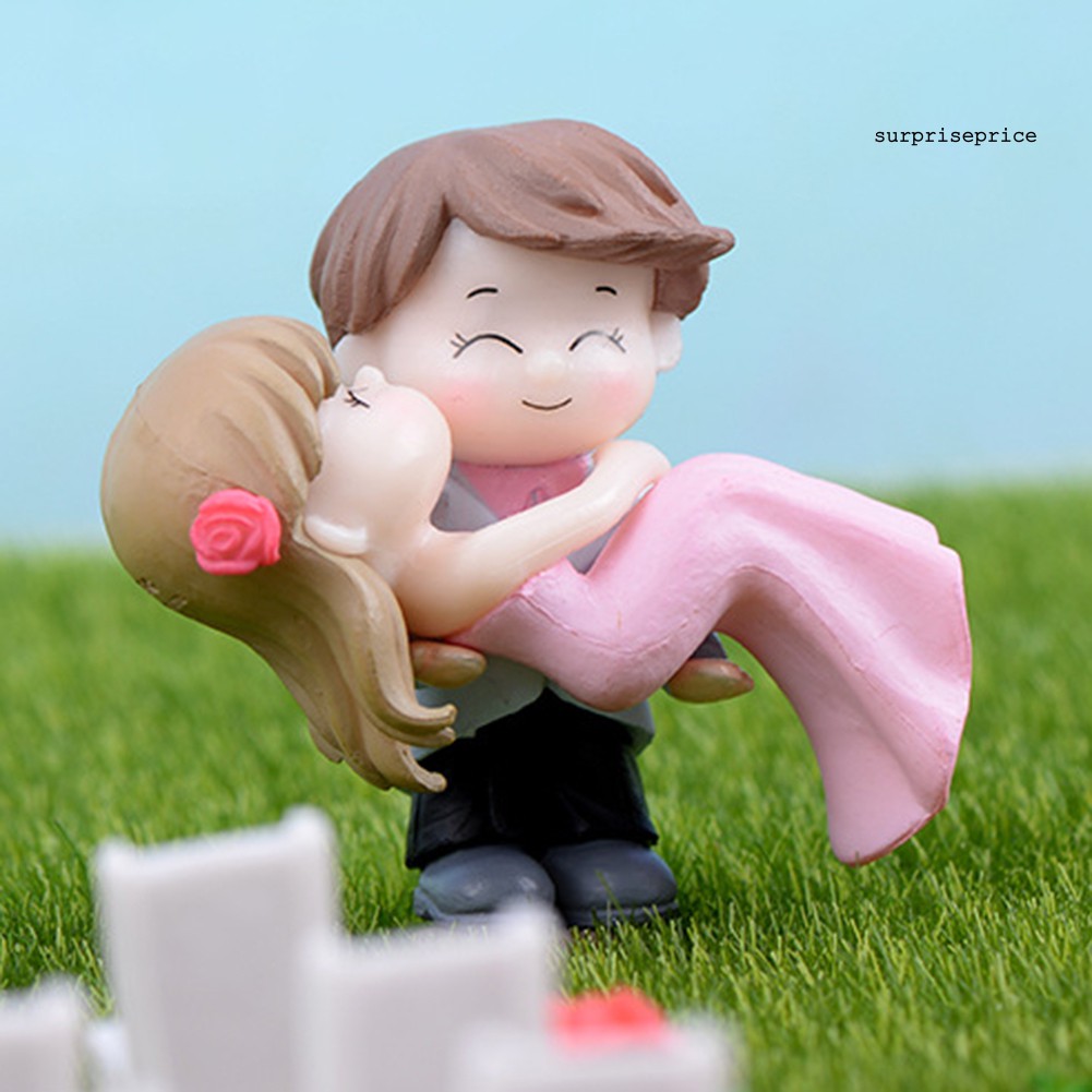 Mô Hình Cặp Đôi Cô Dâu Chú Rể Ngọt Ngào Trang Trí Tiệc Cưới