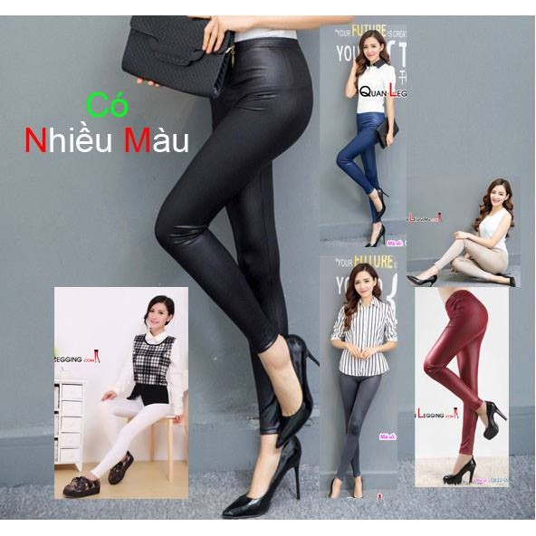 Legging Da bóng (TrắngXámXanh)  QL22