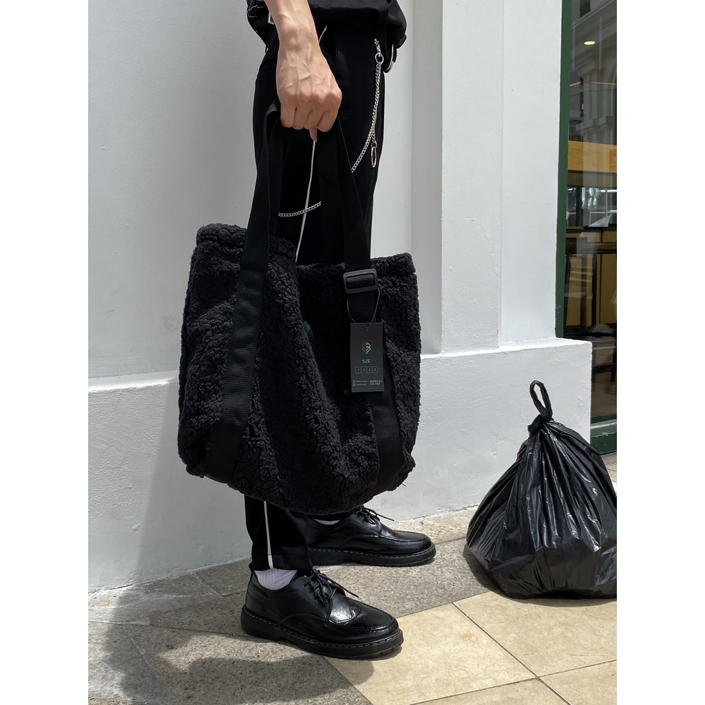 Túi tote unisex nam nữ, túi tote BÔNG, đeo vai local brand Bone basic