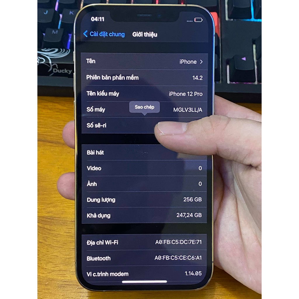 Điện thoại iphone 12 pro 256gb gold like new 99,99% siêu lướt sạc 4 lần USA giá tốt