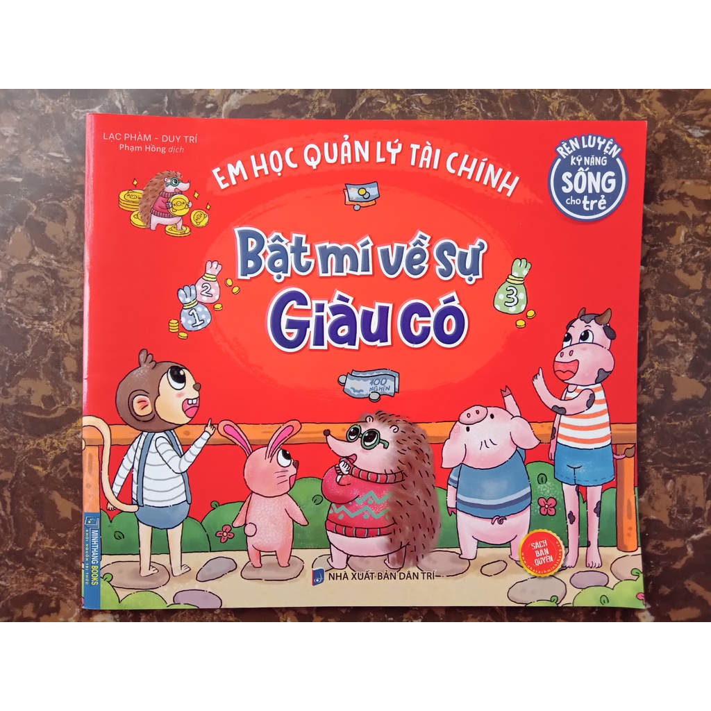 Sách - Rèn luyện kỹ năng sống cho trẻ - Em học quản lý tài chính - Bật mí về sự giàu có