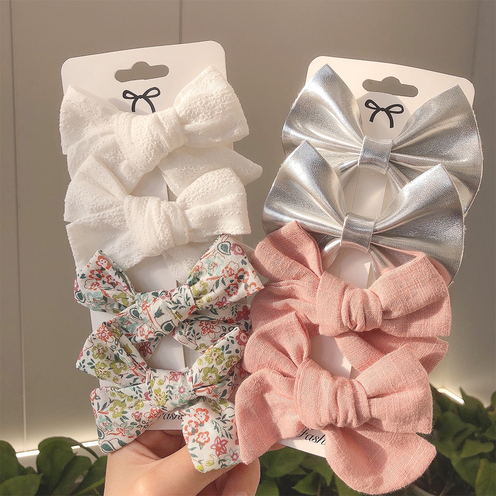 Set 4 kẹp tóc KIDSBOWS dễ thương dành cho bé gái