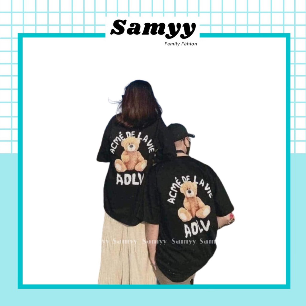 Áo thun tay lỡ A D L V cho bé và gia đình , áo thun nam nữ unisex , Samyy_vn