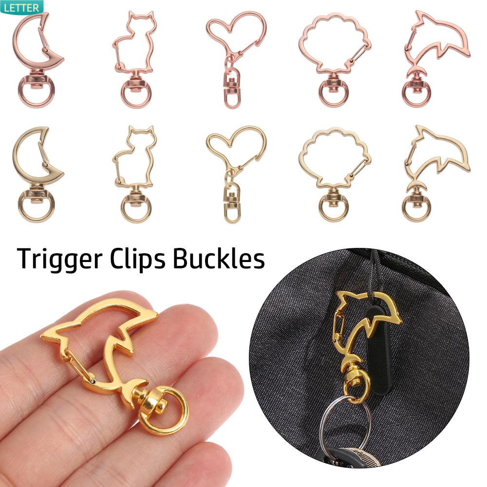 Set 5 Móc Kim Loại Kiểu Càng Cua Tự Làm Móc Chìa Khóa/Vòng cổ/Móc Khóa Kiểu Càng Cua Mới