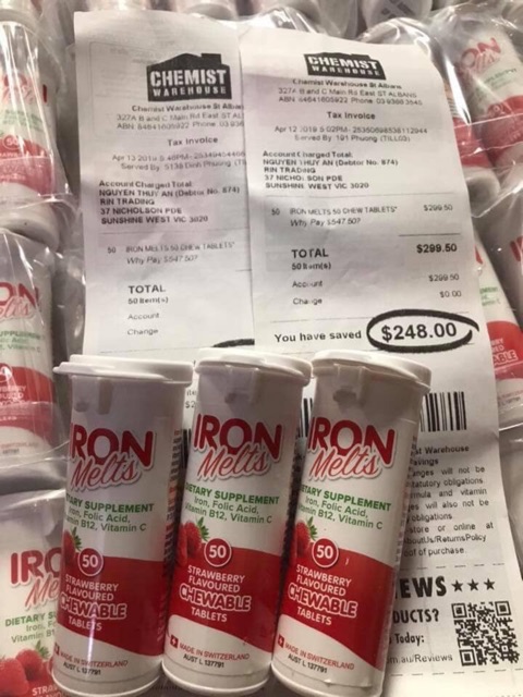 SẮT NGẬM IRON MELTS ÚC | Thế Giới Skin Care