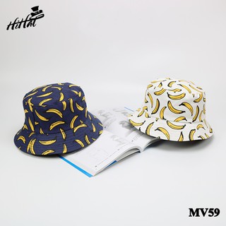 Nón bucket 2 mặt hình banana