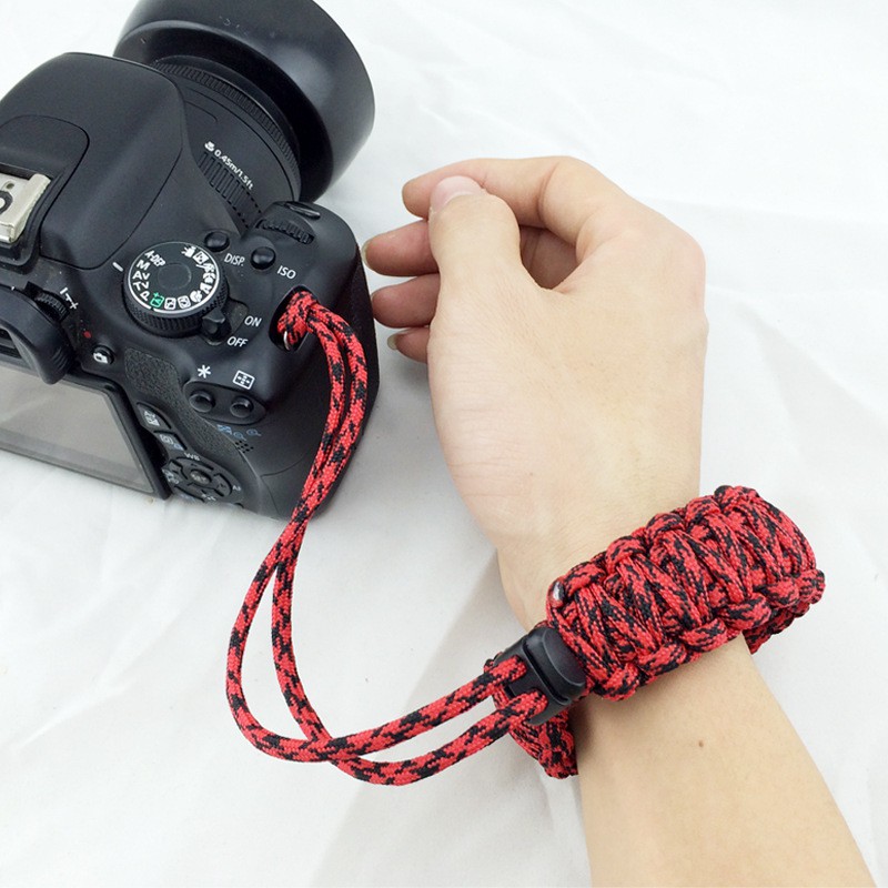 Dây máy ảnh Hand Strap kiểu Paracord nhiều màu