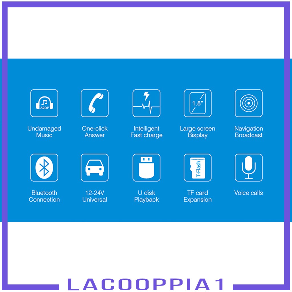 Bộ Chuyển Đổi Âm Thanh Bluetooth Lapopopia1 Với Màn Hình 3.0 Inch