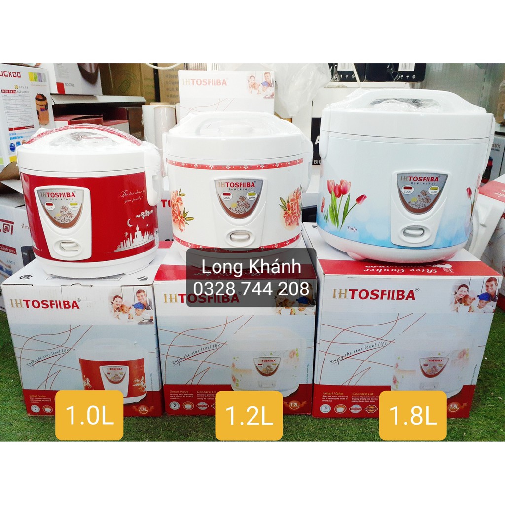 [Mã 159ELSALE hoàn 7% đơn 300K] Nồi cơm điện tự động, các loại dung tích từ 1.0L, 1.2L và 1.8L, BH 12 tháng