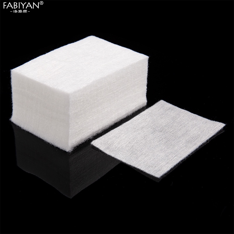 Bộ 450 miếng cotton FABIYAN không xơ vải tiện dụng để tẩy sơn móng tay gel acrylic，Giấy lau gel nail , giấy chùi gel