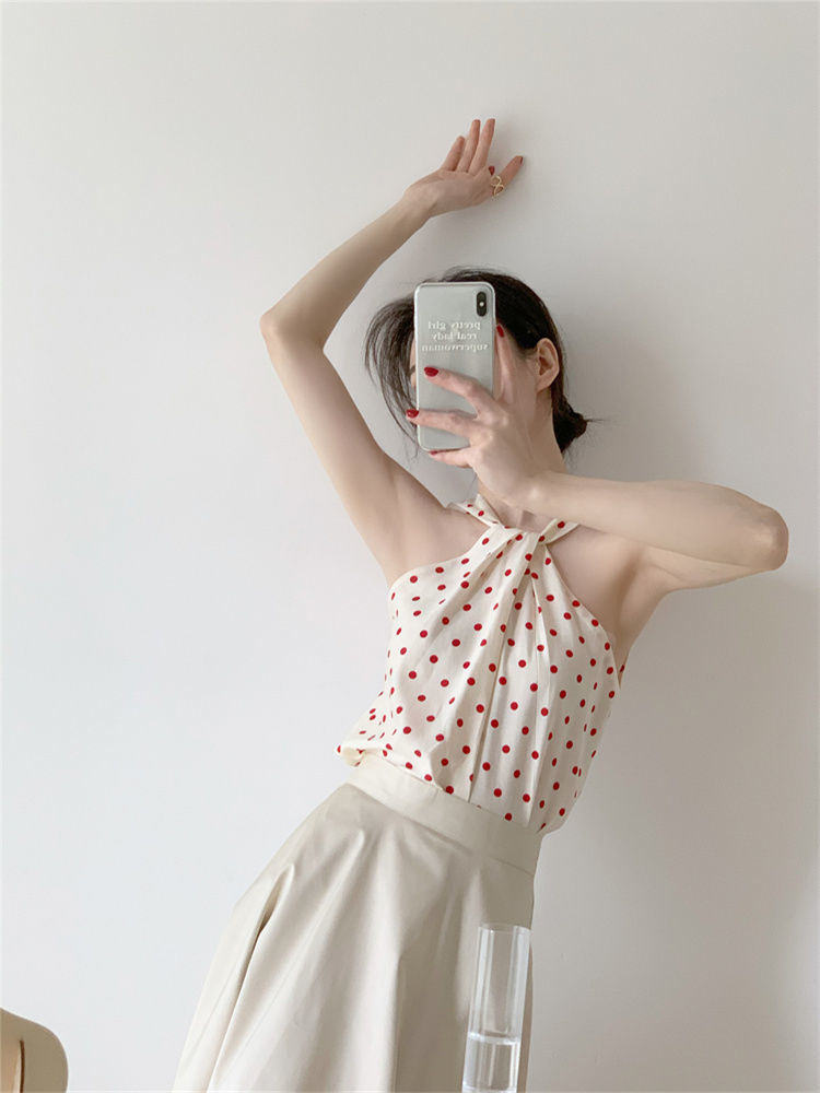 Áo kiểu thiết kế đắp chéo ngực gợi cảm