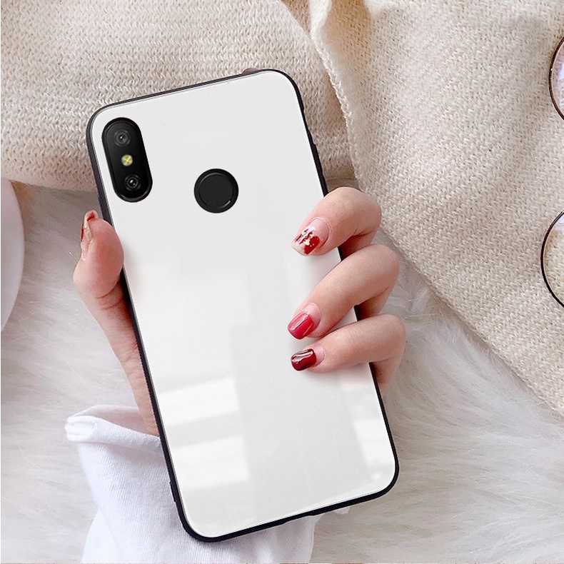 Ốp Lưng XIAOMI NOTE 6 PRO , REDMI 6 PRO, A2 Lite, Mi 8, MI 8 SE Mặt kính gương sáng bóng cao cấp