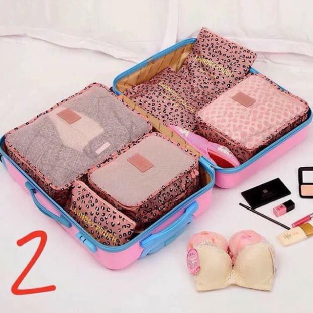 Sét 6 túi đựng đồ du lịch (Đang khuyến mại)