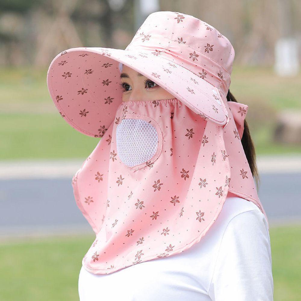 Mũ Xô In Hoa Bằng Polyester Thoáng Khí Chống Tia UV Tiện Dụng Cho Nông Trại Sự Bảo Vệ