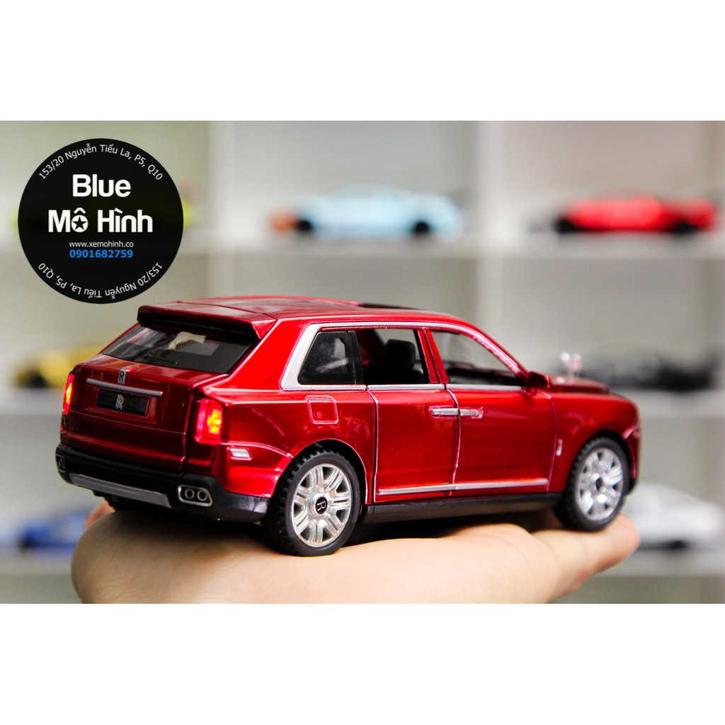 Blue mô hình | Mô hình xe Rolls Royce Cullinan SUV mở hết cửa 1:32