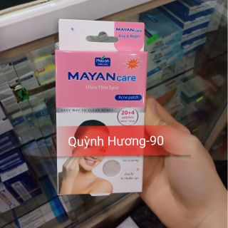 Miếng dán mụn MAYAN Care - Hộp 20 miếng ( tặng kèm 4 miếng )